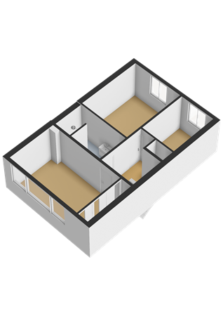 Floorplan - Paulus Potterstraat 40, 3751 VB Bunschoten-Spakenburg